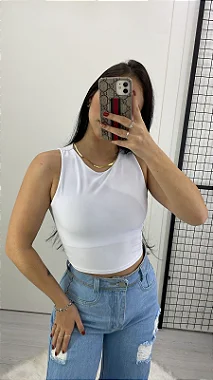 Cropped zaraa branco - Ticalinda Store