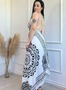 vestido indiano preto