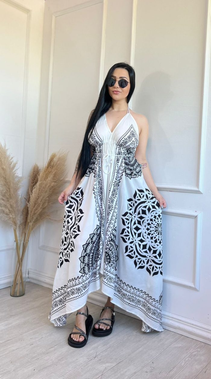 vestido indiano preto