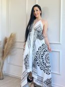 vestido indiano preto