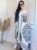 vestido indiano preto