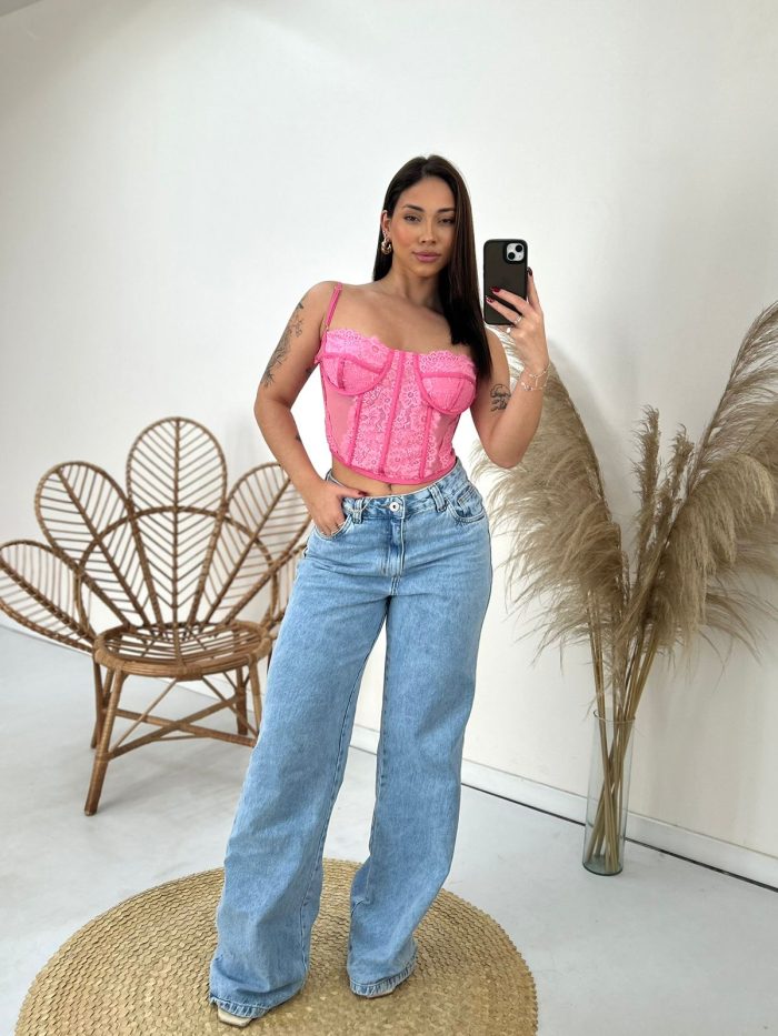 corselet cropped de renda corselet cropped de renda