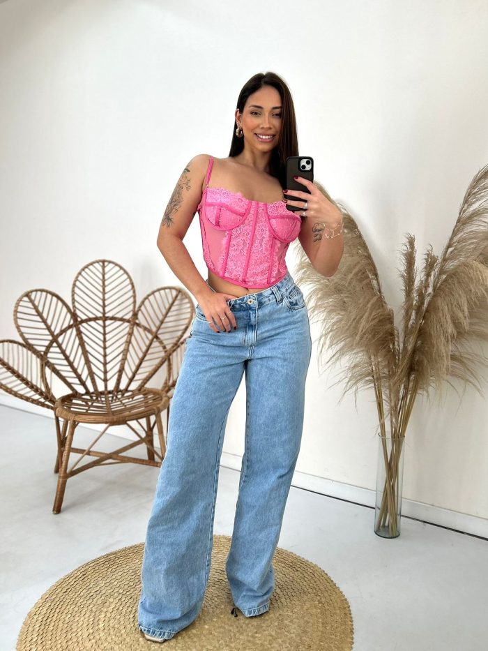 corselet cropped de renda corselet cropped de renda