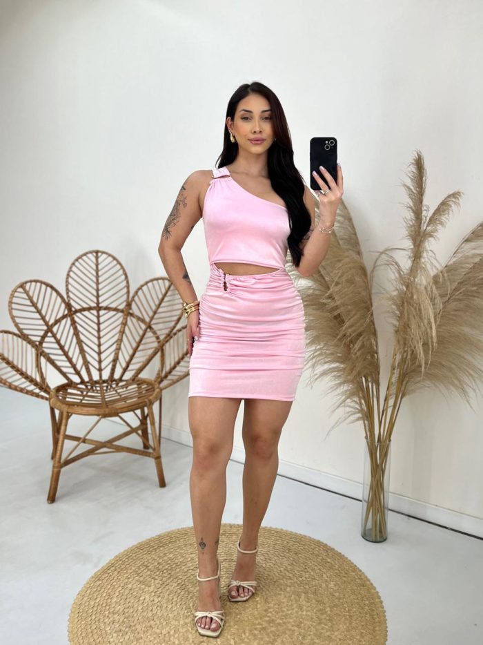 vestido festa acetinado rosa vestido festa acetinado rosa