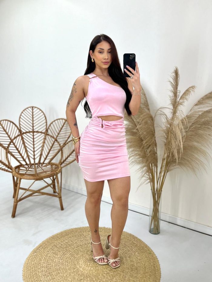 vestido festa acetinado rosa vestido festa acetinado rosa